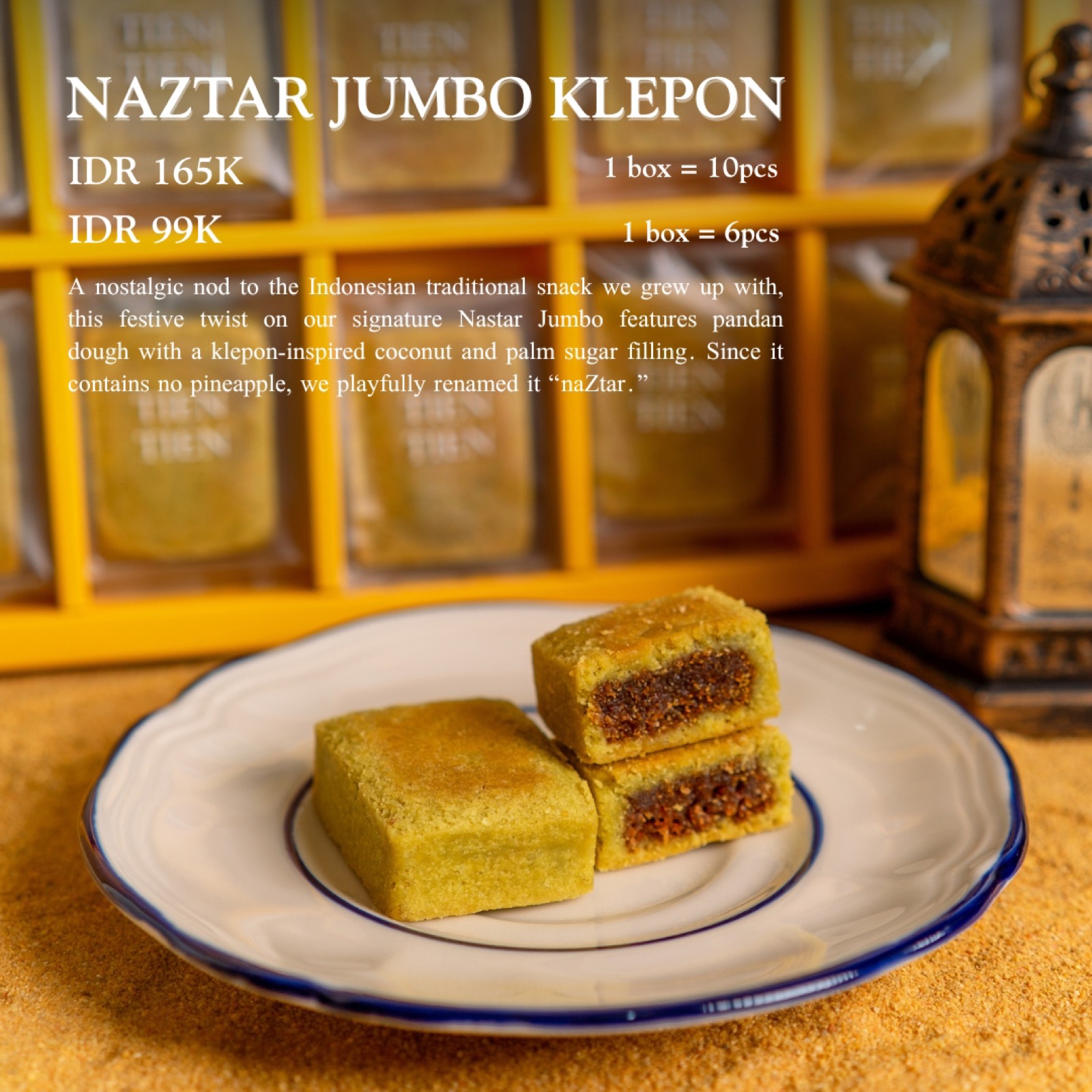 Naztar Klepon Pandan Gula Melaka